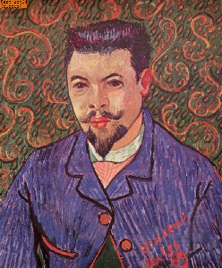 Bildnis des Doktor Rey nach van Gogh